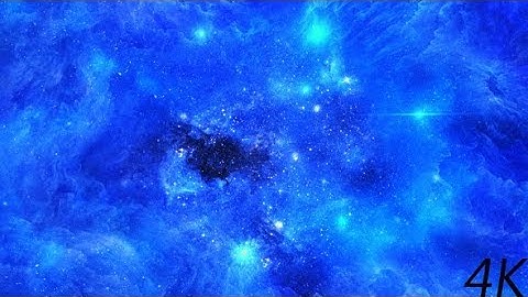 Flying Through Abstract Blue Space Nebula and Bright Stars | Motion Graphics - Videohive template