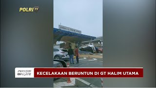 PRESISI UPDATE : KECELAKAAN BERUNTUN DI GERBANG TOL HALIM UTAMA 27/03/2024 11.00