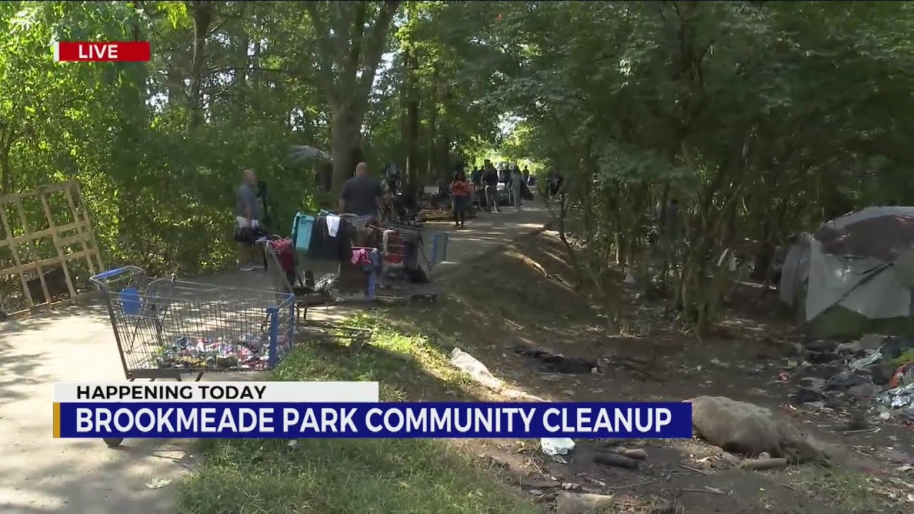 Community clean up at Brookmeade Park YouTube