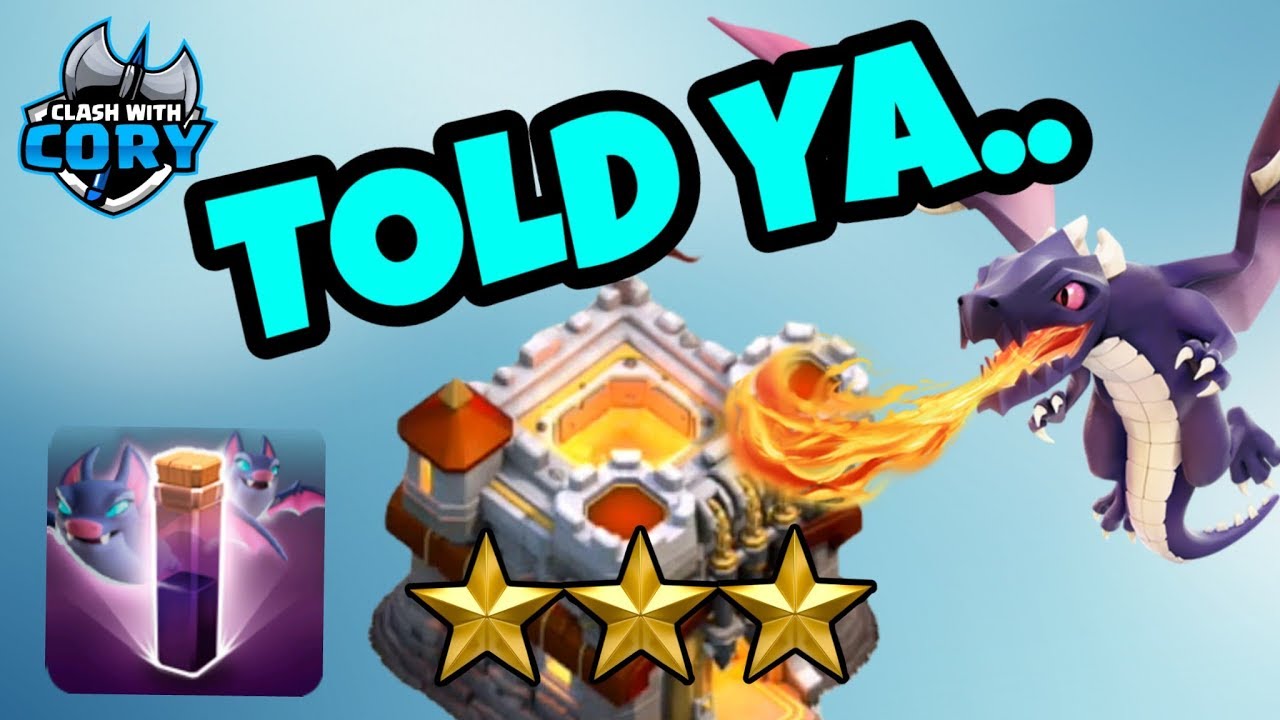 *DRAG BAT STILL CRUSHES TH11* AFTER NERF STILL OP! BAT SPELL | COC | CLASH OF CLANS