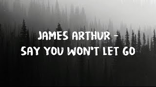 James Arthur - Say You Won't Let Go (Lyrics)