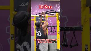 Calisthenics for bigger Arms Back &amp; Chest 💯 #pushups #pullups #fyp #gains