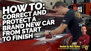 How to Correct and Graphene Ceramic Coat a Brand New Car From Start to Finish - McKee’s 37