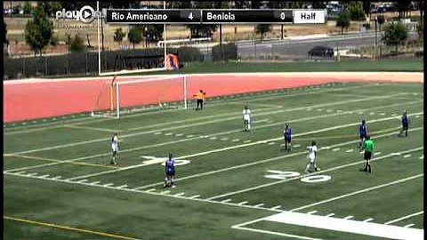 Julia Butterfield with the deep strike goal for Ri...