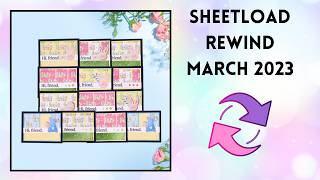 SheetLoad Rewind to March 2023 | Using Up Scraps and Smashing a Paper Pad