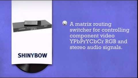 6  4 Component Video RGB  Audio Matrix Switcher with IR  RS232 control - DJkit.com