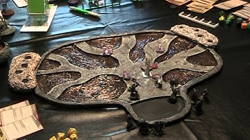 Hand Crafted D&D Tiles in Play with DM Scotty (At my game table w/ DM Scotty Ep 7)