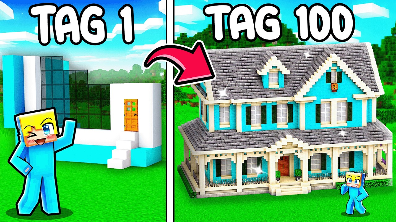 Ich habe mein KINDHEITSHAUS von vor 11 Jahren wieder AUFGEBAUT in Minecraft!