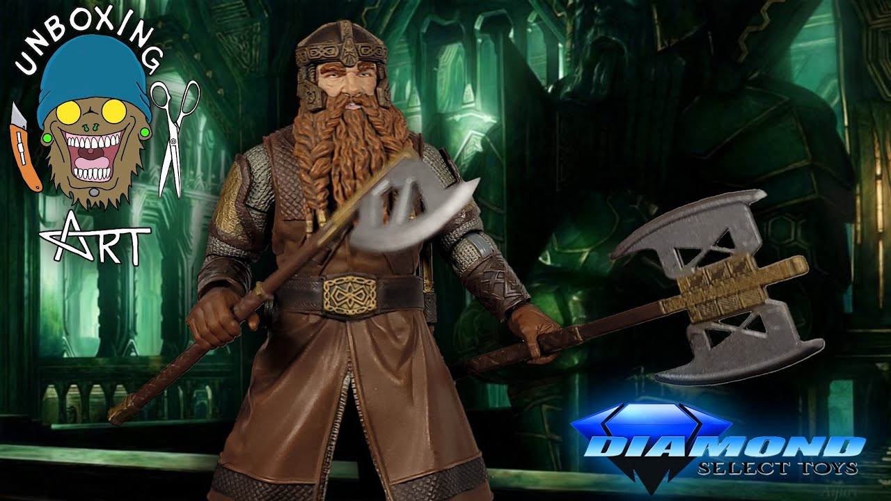 Diamond Select Lord of The Rings Gimli Unboxing and Review