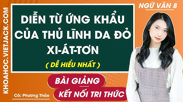 Diễn từ ứng khẩu của thủ lĩnh da đỏ Xi-át-tơn | Ngữ văn lớp 8 - Kết nối tri thức (DỄ HIỂU NHẤT)