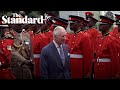 Ceremonial greeting for King and Queen’s visit to Kenya