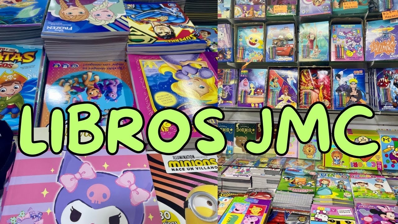 📓📚Padrísimos libros para colorear de personajes, didácticos y mucho más en Libros JMC