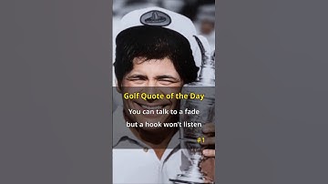 Fade Listens, Hook Rebels.  #shorts #golfquotes  #LeeTrevino #golf