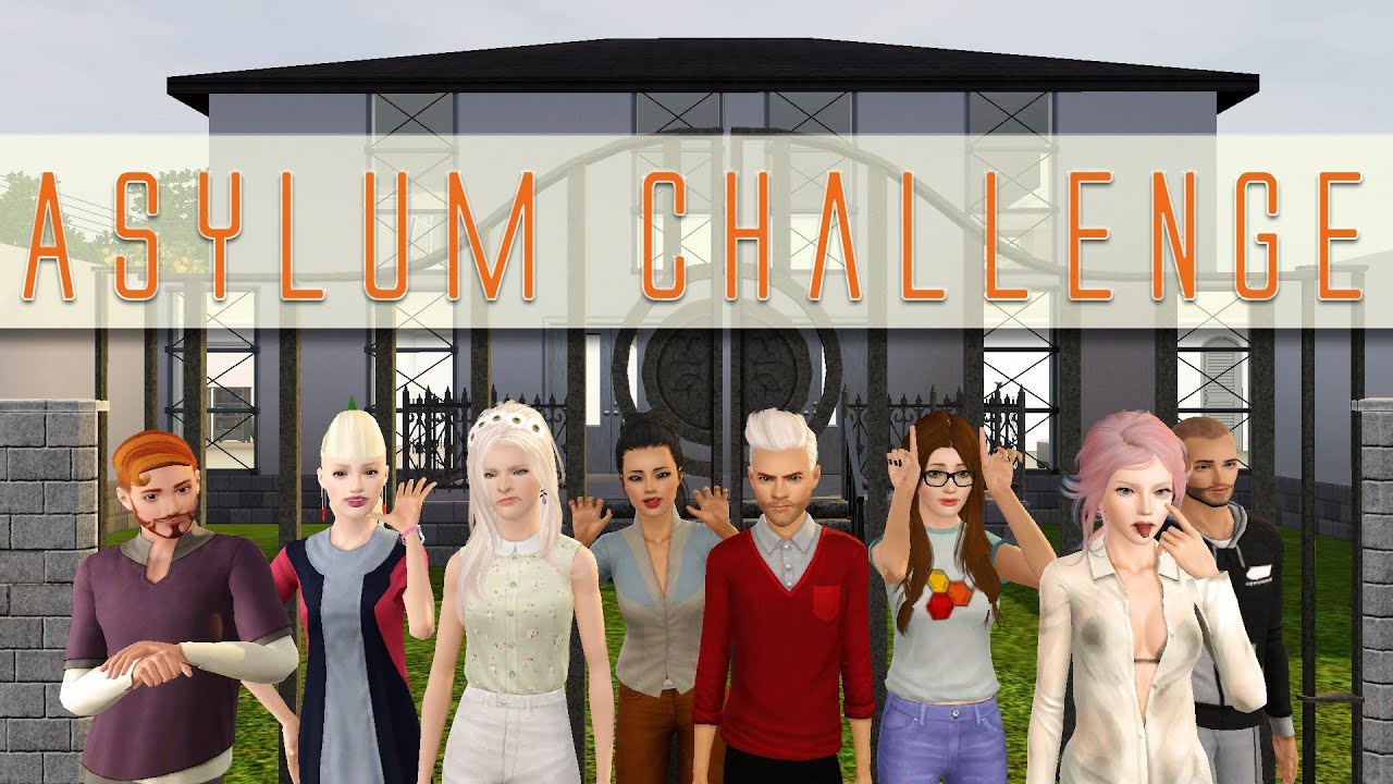 The Sims 3 Asylum Challenge Ep. 6- First Kiss - YouTube