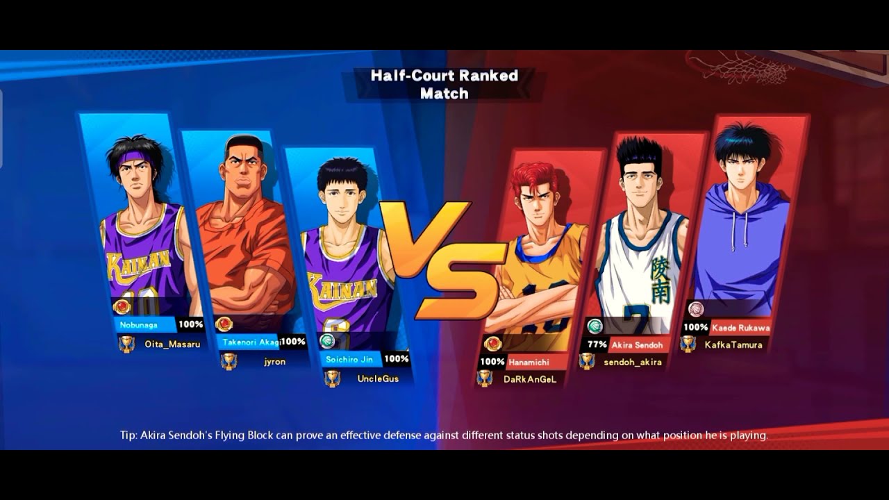 Blocking Soichiro Jin's Ultimate - SLAM DUNK MOBILE