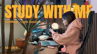 45 min / STUDY WITH ME // Pomodoro 20/5 // Chillhop Music Background