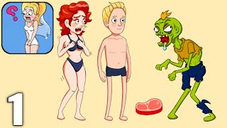 Genius Brain - Brain trick , DOP & save them all - Gameplay Walkthrough Part 1 Level (Android & iOS) screenshot 4