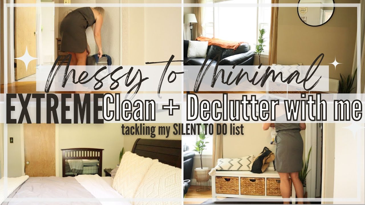 NEW! CLEAN AND DECLUTTER WITH ME 2023 | MESSY TO MINIMALIST | Tackling ...