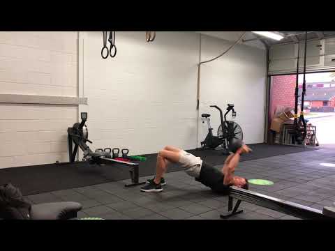 Kettlebell Glute Bridge Pull Over