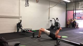 Kettlebell Glute Bridge Pull Over