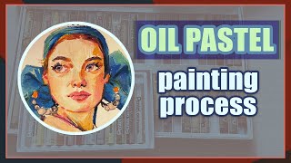 Oil Pastel Painting Process Yağlı Pastel Boyama Süreci