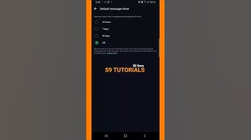 How to enable disappearing messages on WhatsApp.