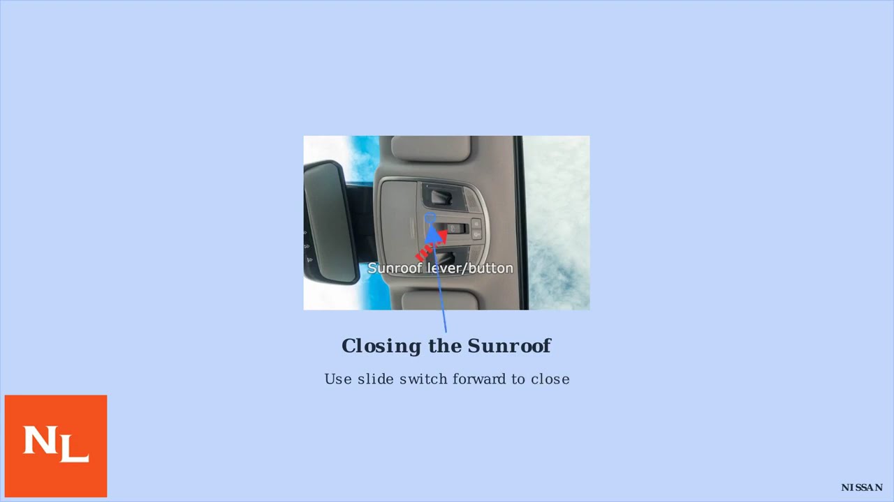 How To Use Sunroof Controls On Nissan Murano II (2008–2015) – Tilt, Slide & Close Sunroof
