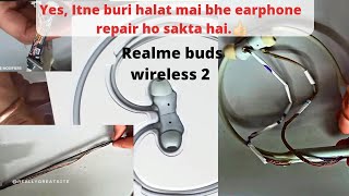 Realme buds wireless 2/neo Repairing and wire changing techniques , Left side not working Part 1