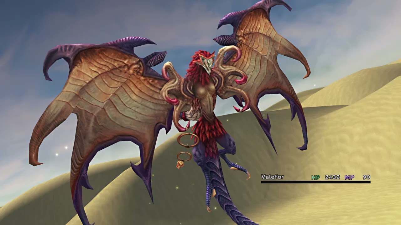 Valefor Summon and Energy Ray and Energy Blast