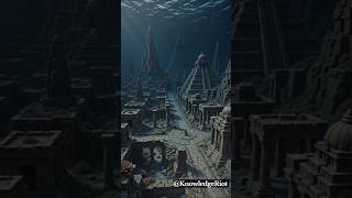 समुद्र के अंदर मिला hidden underwater city 😳 #shorts