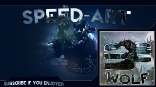 GFX Speed Art SoaR Wolf Adobe Photoshop CC