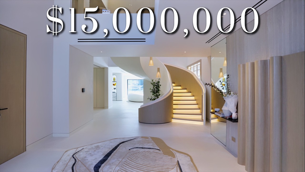 Inside a $15,000,000 Record Breaking LAKESIDE Villa featuring 'Grounded Design'