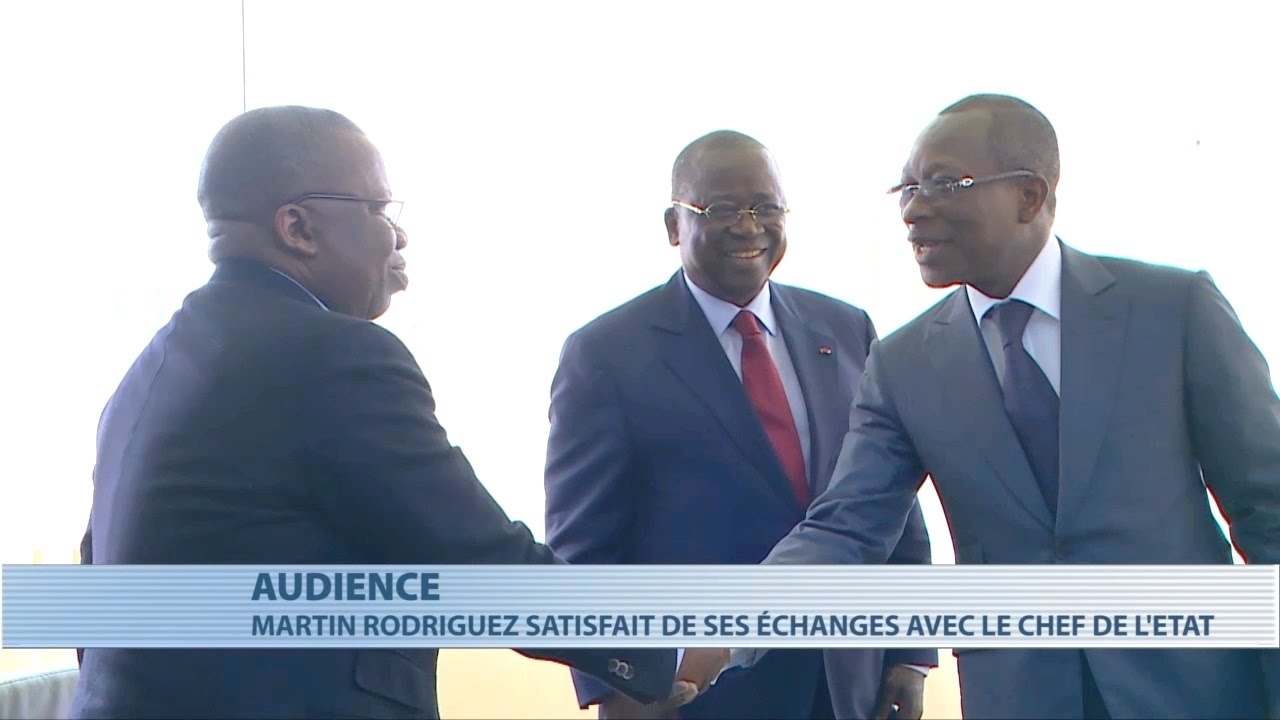 Martin Rodriguez reçu par le président Patrice Talon