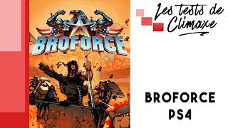Test du jeu Broforce sur PS4