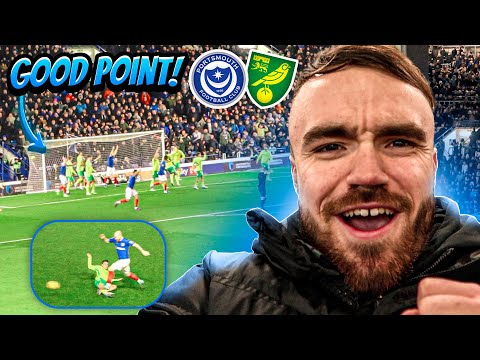 POINT TAKES POMPEY OUT OF THE RELEGATION ZONE! 😍⬆️ | POMPEY 0-0 NORWICH CITY