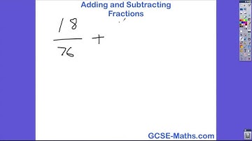 How to Add and Subtract Fractions