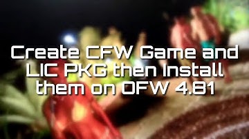 Convert PS3 GAME and LIC.EDAT to PKG