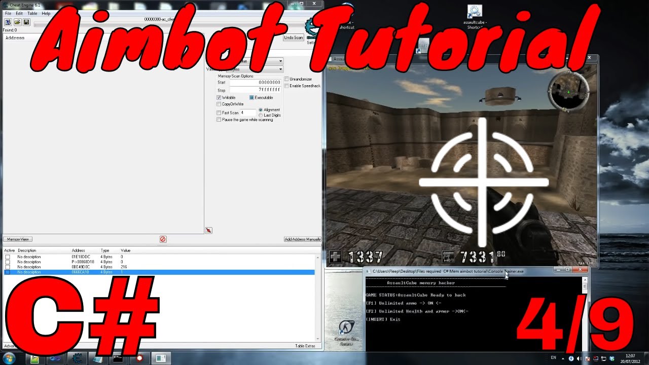 C How To Make An Aimbot Tutorial 4 9 Hd Youtube