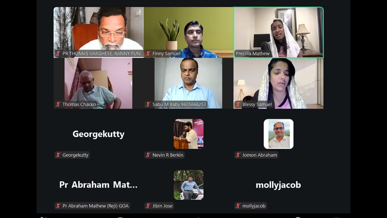 Malayalam Prayer Line (MPL) - 1033rd Day of Prayer