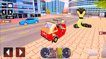 Tuk Tuk auto rickshaw driver game - 3D auto rickshaw driving game - Android iOS Gameplay #34