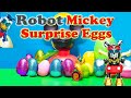 MICKEY MOUSE CLUBHOUSE Surprise Eggs with Robots and Friends