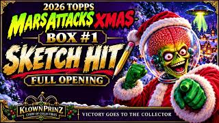 2026 Topps Mars Attacks Xmas Hobby Box #1 | Original Sketch Hit! Guide