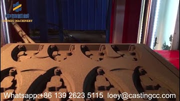 China top & under flaskless green sand casting moulding machine for cast gray iron-Zoomzu