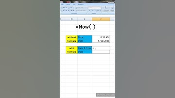 Insert Current Date & Time in Excel|#excel #shorts #computer #bccemax #emax #bharti_computer_classes