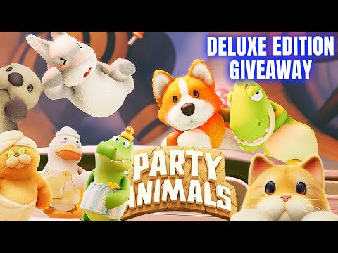 PARTY ANIMALS RELEASE DAY LIVE AND 1 DELUXE EDITION KEY GIVEAWAY 😍
