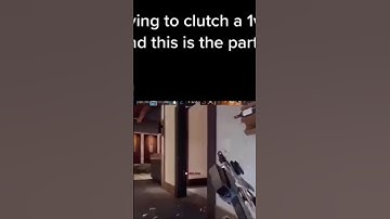 Trying to clutch 1v3 and this is the party