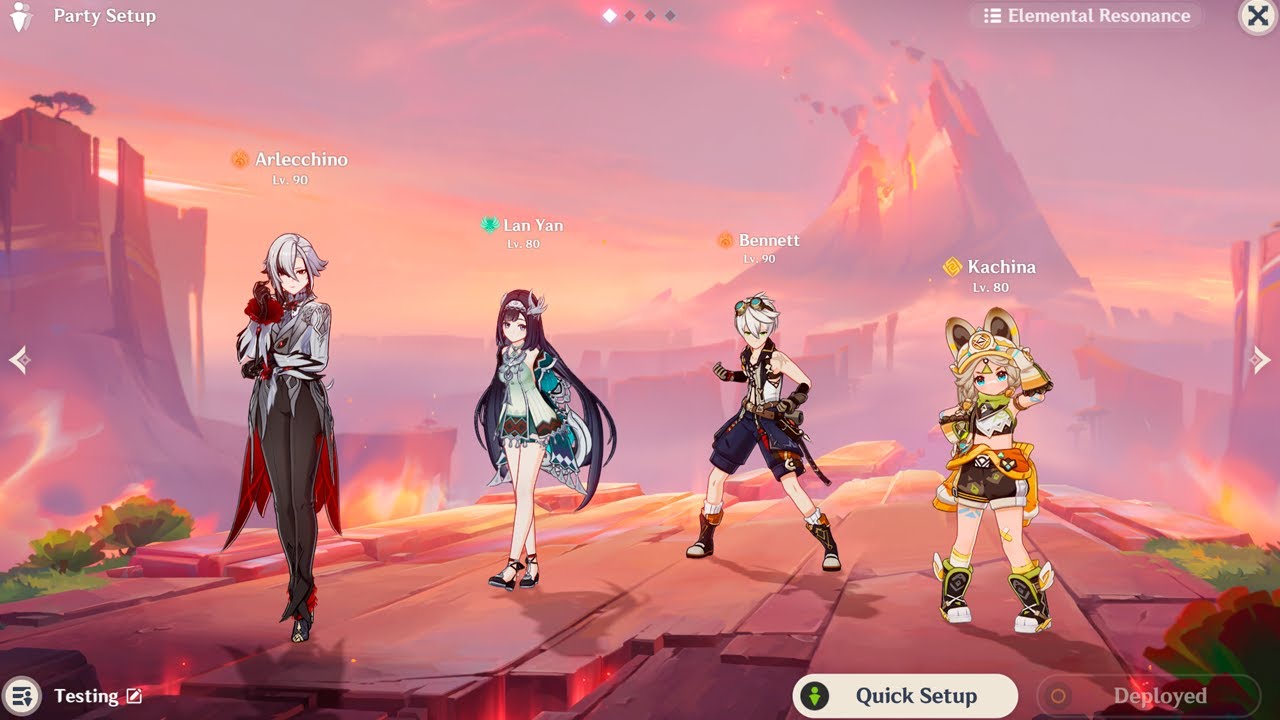 [5.3] Rotation ♦️ Mono Pyro ♦️ Arlecchino LanYan Bennett Kachina