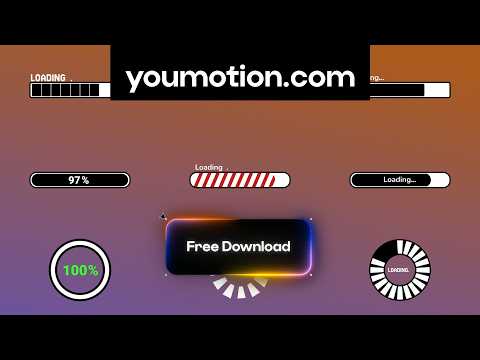 Free Progress Bars & Loading Icons - Color Control (AE, PR)