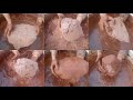 ASMR||Super soft dusty pure red dirt dry+wet