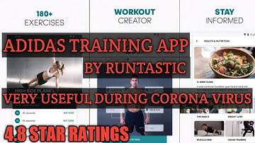 ADIDAS TRAINING APP BY RUNTASTIC REVIEW// APP REVIEW//TECH VIDEO//4.8 STAR RATINGS